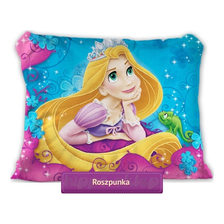 Disney Princess Rapunzel pillowcase 50x80 or 50x60 cm, turquoise