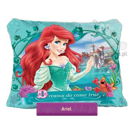 Ariel little mermaid large pillowcase 70x80, 50x80 or 50x60, green 