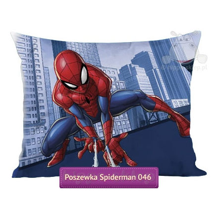 Large pillowcase Spider-man 70x80, 50x80 or 50x60 cm, blue