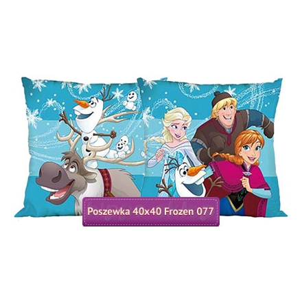 Decorative pillow with Disney Frozen characters