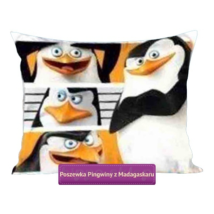 Large pillowcase Penguins of Madagascar