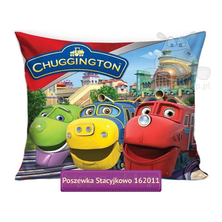 Large kids pillowcase Chuggington trains 001 Carbotex