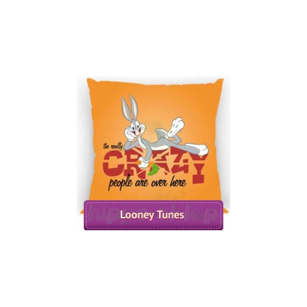 Kids pillow / pillowcase with Bunny Bugs, orange, Faro