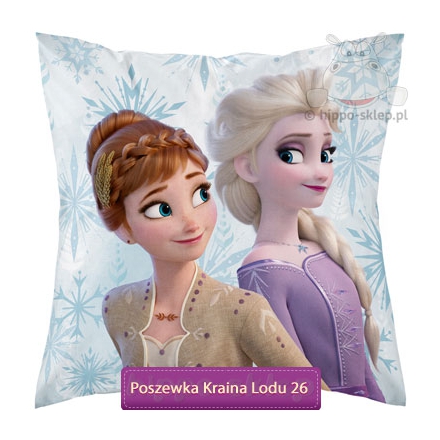 Anna & Elsa Disney Frozen 2 small square pillow / pillowcase