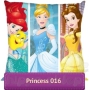 Reversible small square Disney Princess pillowcase 40x40