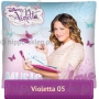 Pillowcases with Violetta (Disney) 40x40 cm, violet-blue