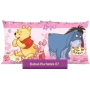 Winnie the Pooh, Eeyore and Piglet small square reversible pillowcase 