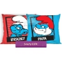 Reversible kids pillowcase pillow with Papa Smurf & Brainy, Faro
