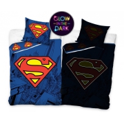 Glow in the dark Superman bedding 160x200, 150x200