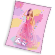 Fleece blanket with Barbie