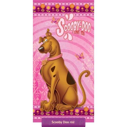 Kids beach towel Scooby Doo 05 pink