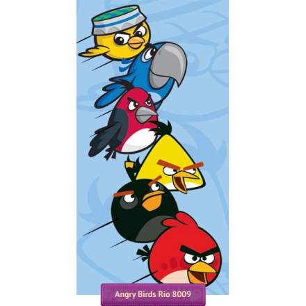 Beach towel Angry Birds Rio 2
