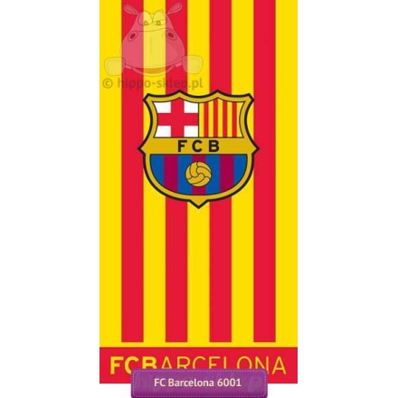 Football towel FC Barcelona red-yellow,  FCB 6001 Carbotex
