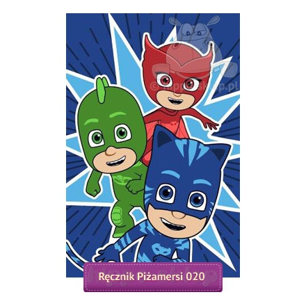 PJ Masks small kids towel 40x60, blue