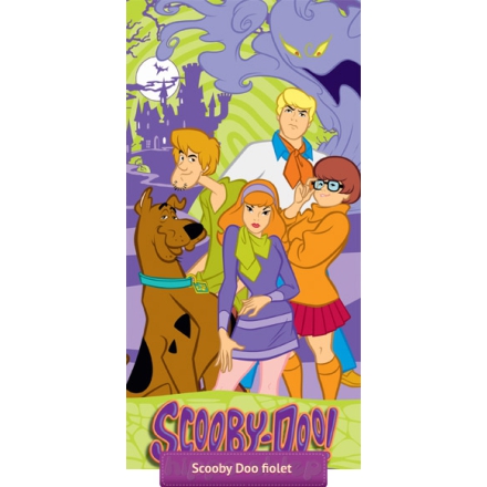 Kids beach towel Scooby Doo ghost 04, violet, Faro