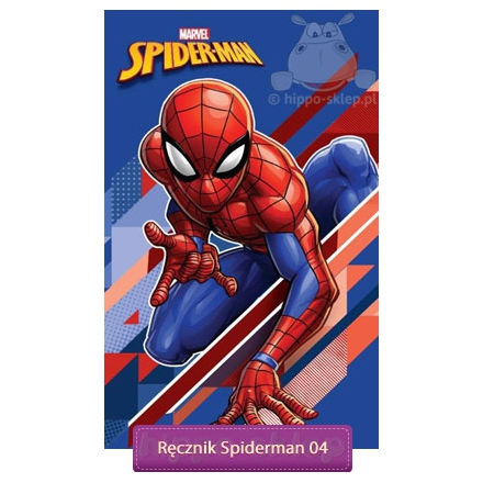Marvel Spider-man kids mini towel 30x50, blue-red 