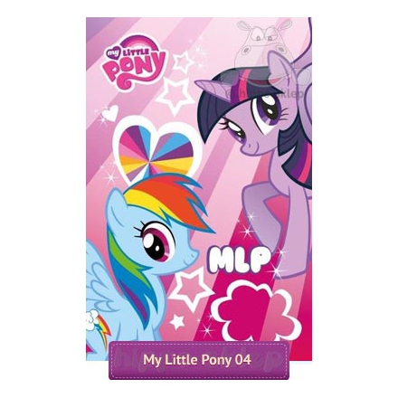 Hand kids towel with My Little Pony 40x60, pink