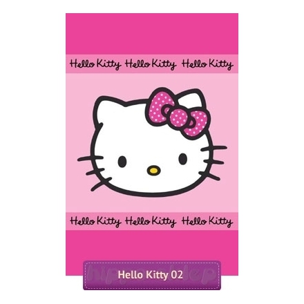 Hello Kitty small hand towel for girls 40x60, pink 
