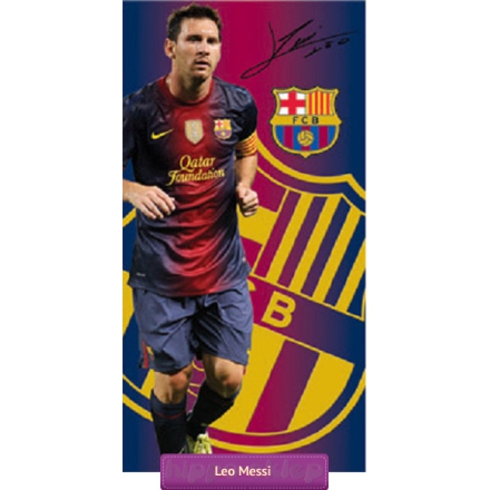 Lionel Messi towel FCB 2007 FC Barcelona Carbotex
