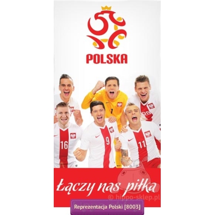Polish national football team players kids towel 70x140, white