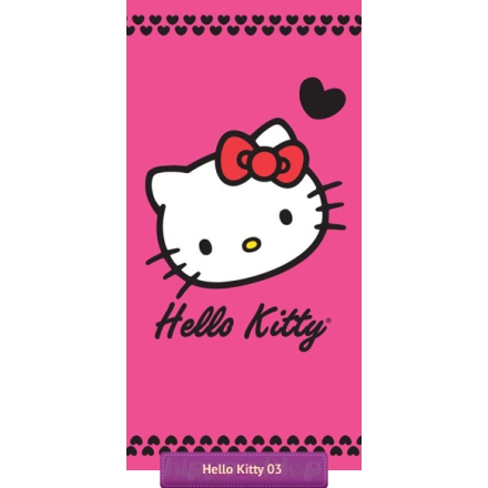 Hello Kitty beach kids towel HK40 pink, Detexpol