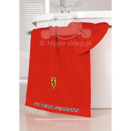 Bath towel Ferrari red