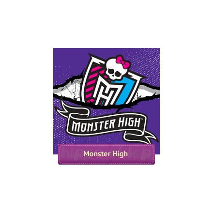 Monster High mini hand towel for girls, 30x30 cm, violet