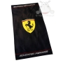 Beach towel Ferrari black logo