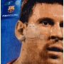 Licensed, printed football towel with Messi