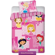 Baby bedding with Disney Princess as a kids 100x135, 90x130 or 90x120
