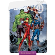Marvel Avengers superhero bedspread 140x195