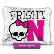 Large Monster High white pillowcase 70x80 or 50x80 