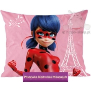 Large pillowcase with Marinette as a Ladybug 70x80 cm, pink
