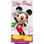 Mickey Mouse pilot Disney kids towel 75x150 cm
