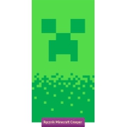 Minecraft Digital Creeper beach towel 140x70 cm, green
