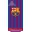 Soccer towel FC Barcelona blue red