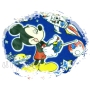 Disney Mickey Mouse blue pajamas printed design