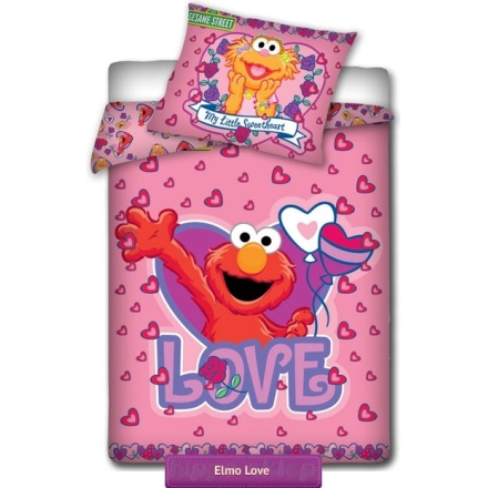 Pink Baby Bedding With Elmo 100x135 Or, Sesame Street Twin Bedding Canada