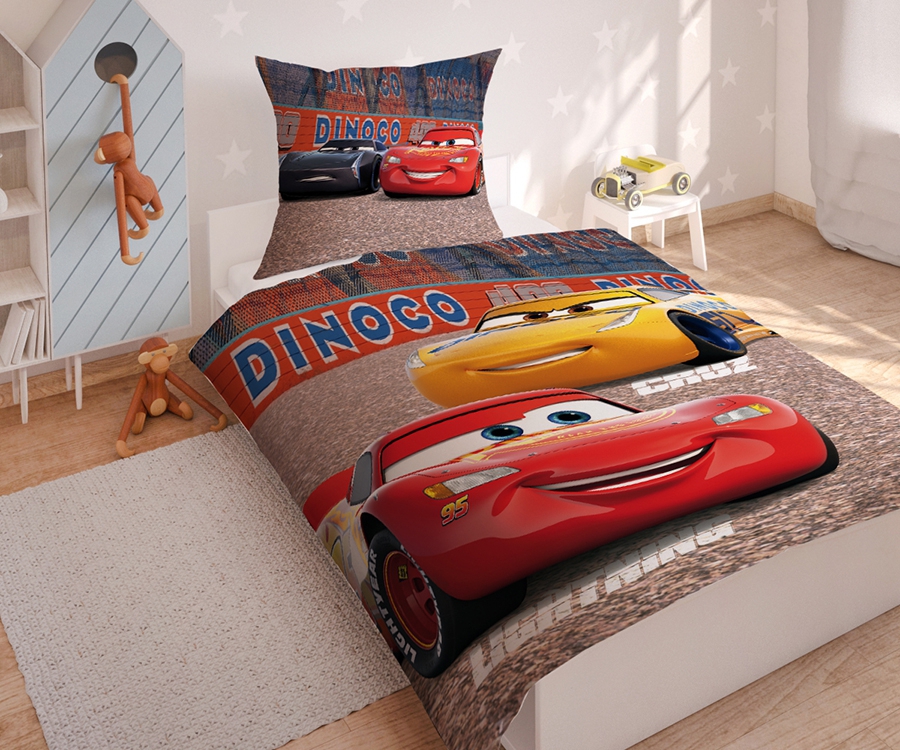 Kids bedding Disney Cars 3 with McQueen & Cruz Ramirez