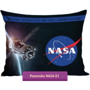 Large kids pillowcase NASA 70x80, navy blue