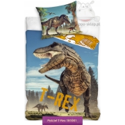 Bedding with dinosaur T-rex 140x200