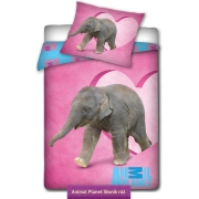 Bedding Animal Planet elephant pink