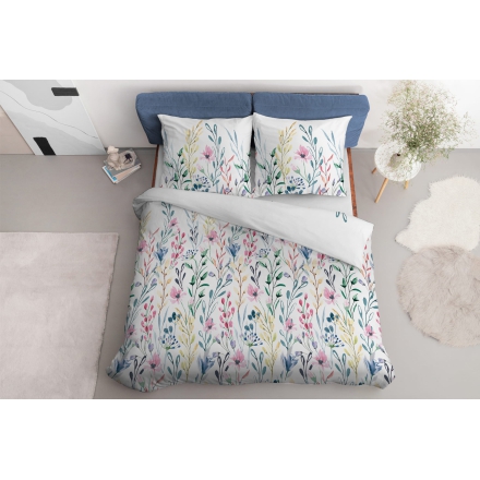 Bedding with a floral motif 200x220 or 180x200