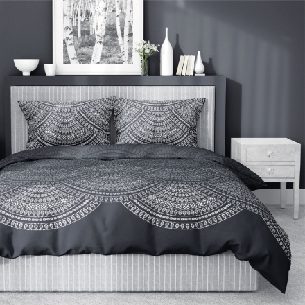 Cotton satin bedding with mosaic 160x200, 180x200