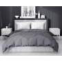 Satin bedding with ornaments 200x200 + 2x 50x60 (large Ikea size)