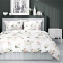 Cotton satin bed linen roses 200x200, 200x220 cm