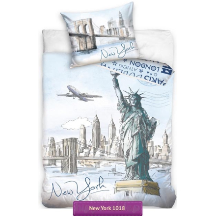 Bedding with Statue of Liberty