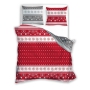 Bedding with a Christmas motif, 150x200, red