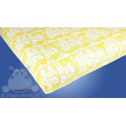 Kids flat sheet Minions 140x200, yellow 